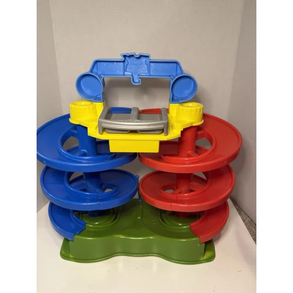 Fisher-Price Toy Story 3 Big Spiral Speedway Buzz Lightyear Lotso Playset WORKS